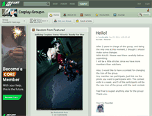 Tablet Screenshot of cosplay-group.deviantart.com