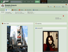 Tablet Screenshot of einstein-groovin.deviantart.com