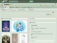 Tablet Screenshot of karathes.deviantart.com
