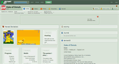 Desktop Screenshot of duke-of-donuts.deviantart.com