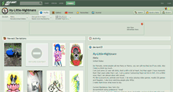 Desktop Screenshot of my-little-nightmare.deviantart.com