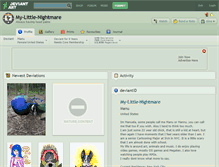 Tablet Screenshot of my-little-nightmare.deviantart.com