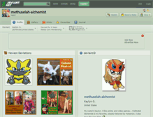 Tablet Screenshot of methuselah-alchemist.deviantart.com