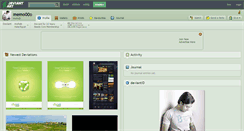 Desktop Screenshot of memo00o.deviantart.com