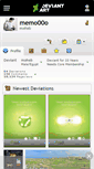 Mobile Screenshot of memo00o.deviantart.com