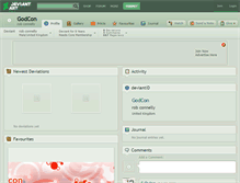 Tablet Screenshot of godcon.deviantart.com