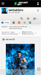 Mobile Screenshot of iamsubzero.deviantart.com
