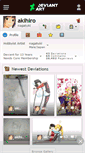 Mobile Screenshot of akihiro.deviantart.com