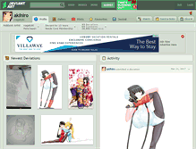 Tablet Screenshot of akihiro.deviantart.com