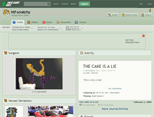Tablet Screenshot of htf-scratchy.deviantart.com