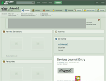 Tablet Screenshot of ccfriends2.deviantart.com