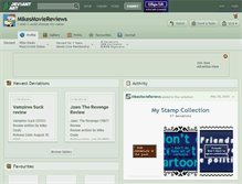 Tablet Screenshot of mikesmoviereviews.deviantart.com