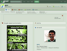 Tablet Screenshot of guex.deviantart.com