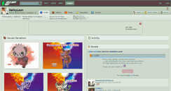 Desktop Screenshot of darkyleon.deviantart.com