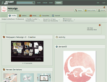 Tablet Screenshot of nekosign.deviantart.com