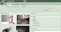 Desktop Screenshot of cyclad.deviantart.com