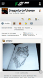 Mobile Screenshot of dragonlordofcheese.deviantart.com