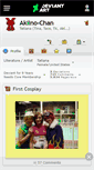 Mobile Screenshot of akiino-chan.deviantart.com