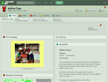 Tablet Screenshot of akiino-chan.deviantart.com
