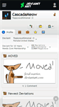 Mobile Screenshot of cascadameow.deviantart.com