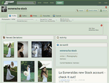 Tablet Screenshot of esmeracha-stock.deviantart.com