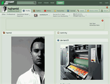 Tablet Screenshot of hajhamid.deviantart.com
