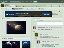 Tablet Screenshot of abikk.deviantart.com