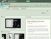 Tablet Screenshot of enigmathree.deviantart.com