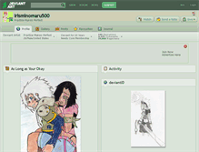 Tablet Screenshot of irisminomaru500.deviantart.com