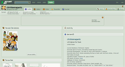 Desktop Screenshot of christeenapants.deviantart.com