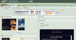 Desktop Screenshot of dhdz.deviantart.com