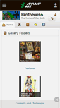 Mobile Screenshot of pantheons.deviantart.com