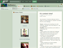 Tablet Screenshot of pantheons.deviantart.com