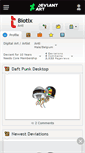 Mobile Screenshot of biotix.deviantart.com