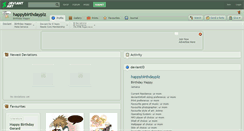 Desktop Screenshot of happybirthdayplz.deviantart.com
