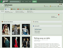Tablet Screenshot of faithyhopey.deviantart.com
