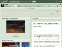 Tablet Screenshot of kla91.deviantart.com