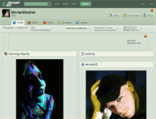 Tablet Screenshot of deviantdesires.deviantart.com
