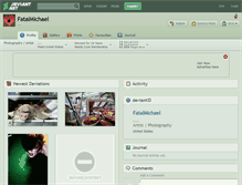 Tablet Screenshot of fatalmichael.deviantart.com