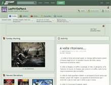 Tablet Screenshot of laephydoptera.deviantart.com