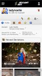 Mobile Screenshot of ladynoelle.deviantart.com