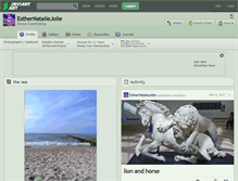 Tablet Screenshot of esthernataliejolie.deviantart.com