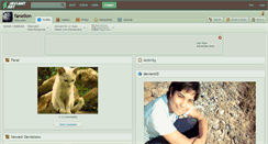 Desktop Screenshot of fanelion.deviantart.com