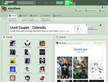 Tablet Screenshot of alcoolgeek.deviantart.com