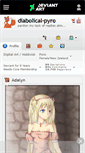 Mobile Screenshot of diabolical-pyro.deviantart.com