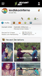 Mobile Screenshot of lexdiskoxinferno.deviantart.com