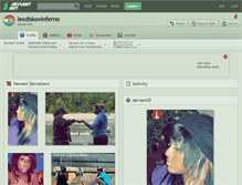 Tablet Screenshot of lexdiskoxinferno.deviantart.com