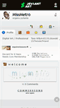 Mobile Screenshot of missmetro.deviantart.com