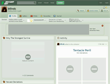 Tablet Screenshot of billvolc.deviantart.com