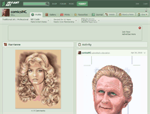 Tablet Screenshot of comicsinc.deviantart.com